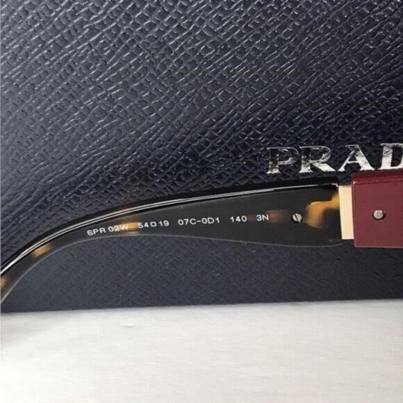 💯- Authentic New Dark Brown Cat Eye Ladies Sunglasses PR 02WSF 07C0D1 56 - Picture 5 of 13